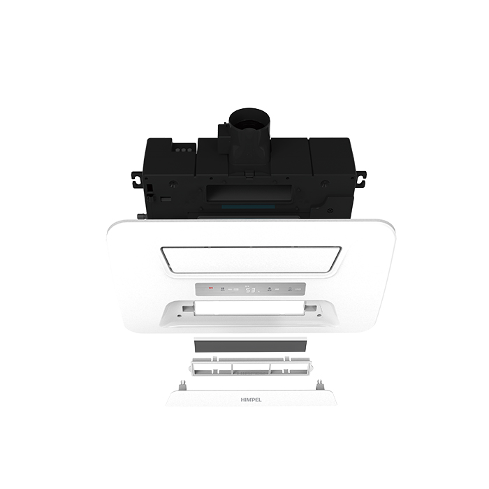 Himpel HueLeben dehumidifier with its ceiling housing, front view