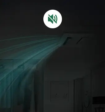 HueLeben quiet airflow for low-noise dehumidification